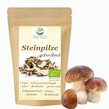 BIO LEIS in harmony with nature - Steinpilze 200g I Klasse 1A I Getrocknet I Naturbelassen I Aus kontrollierter Wildsammlung