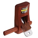 DOITOOL Holzhobel ergonomische Tastatur Handgebläse wiederaufladbar USB Stabmixer holzarbeiten holzschneider werkzeug Handhobel für die Holzbearbeitung Türhobel 65 Manganstahl Light Brown