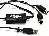 Roland UM-One Mk2 Usb Midi Interface, Stromversorgung über Usb, kompatibel mit Mac/Pc/Ipad/Apple Ipad Camera Connection Kit