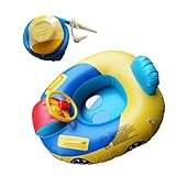 FELTECHELECTR Aufblasbare Mit Lenkrad Für Bunte Für Den Pool Ideal Für Spiel Und Spaß Im Wasser Inklusive Inflator Sicherer Sitz Und Einfacher