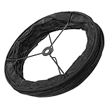 PAMINGONO Stehlampenschirm Papier Ersatz Schwarz Faltbar 89cm Japanischer Stil Lampenschirm Säulenlampe Wohnzimmer Schlafzimmer