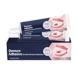 Haftcreme Extra-Super-Stark FüR Die Dritten, Thermoplastic Denture Adhesive Long-Lasting, Zahnkleber Für Zahnprothesen, Thermoplastischer Prothesenkleber, Für Lockere Unbequeme Zahnprothesen