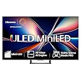 Hisense 65U7Q Fernseher 65 Zoll, 4K Mini LED ULED, Smart TV, Hi-View AI Engine, 144Hz Game Mode Pro, FreeSync Premium, Built in Subwoofer, Dolby Vision IQ Atmos, Airplay, Sprachsteuerung[2025]