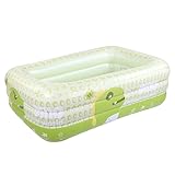 Tonysa Aufblasbarer Pool, Kinderspielbecken Im Dinosaurier-Stil, Aufblasbarer Pool für, Schnelles Aufblasen und Aufbewahren, 22 Zoll Tiefe für Wasserspiele