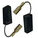 2x Kohlebürsten Motorkohlen für Kress 420 BM Bohrmaschine, 5 x 8 x 19 mm