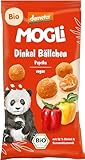 Mogli Knabber Gebäck - Dinkel Bällchen Paprika demeter, 40g