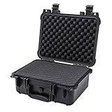 HMF ODK100 Outdoor-Fotokoffer, Pistolenkoffer mit Rasterschaumstoff | 34 x 29,5 x 15,5 cm