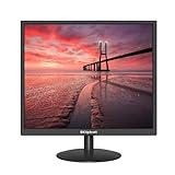 SKitphrati 17 Zoll Monitor HD 1280 X 1024 Bildschirm mit VGA, HDMI, 5:4 Seitenverhältnis, 75 Hz, VESA montierbar, TN Panel Monitor für PC, Computer, Laptop, Schwarz