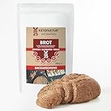 Keto-Brot Backmischung No25 für 2 Gebäckstücke - Low Carb Brot-Backmischung glutenfrei ohne Weizen - Paleobrot auch für Diabetiker Ernährung - 1er Pack