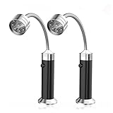 Xrten 2 Pack Grill Licht, Magnetische Grilllampe BBQ Licht 360 Grad Verstellbare Grill Lichter Set Outdoor BBQ Zubehör
