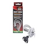 Terra Exotica Heizkabel - 15 Watt / 3 m Heat Cable - Bodenheizung für Terrarien - Terrarium Heizung - Silikonheizkabel für optimale Wärmeleitfähigkeit