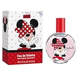 Minnie Mouse Kinderparfüm: Eau De Toilette im schönen Glasflakon im typischen Design, blumiger Duft (30 ml)