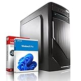 shinobee Ultra V2 PC mit Intel Core i9 11900F - Schneller Rechner - Computer für Büro & Home Office mit 5,2GHZ - 32GB RAM - 1TB SSD + 1TB HDD - DVD+RW - USB3.1 - WLAN - inkl Windows 11 Pro - 7502