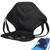 1 PC Paddle Board Sitz, wasserdichte Oxford -Stoffkajak -Sitze mit Rückenstütze, verstellbarer Kajak -Ersatzsitz mit Schnappscheiben, Paddelbrettkajak -Sitz mit Aufbewahrungsbeutel für Sommersch