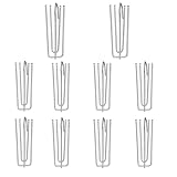 Gardinenhaken，40 Stück Edelstahl Vorhänge Haken，Klammer Klemmhaken Gardinenhaken für Gardinen und Vorhangringe