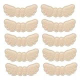 5 Paar Flügelförmige Fersenaufkleber Anti-Rutsch Anti-Verschleiß Fersenpflaster Pads Fußpflege Zubehör für lose Schuhe Selbstklebende Fersenpolster Fersenpolster P