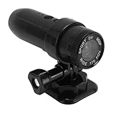Garsent Fahrrad-Motorradhelm-Kamera, HD 960P Sport-Action-Kamera, Motorrad-Helmkamera 7 Stunden, wasserdichte Fahrrad-Videokamera, für Outdoor-Wildnis