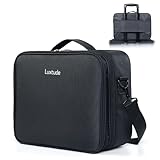 Luxtude Elektronischer Organizer, Reisetasche, groß, doppellagig, Tech-Tragetasche, Kabel-Organizer, Tasche, große Ladegerät-Tasche, Elektronik-Hülle für iPad (bis zu 12,9 Zoll)