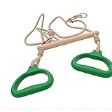 Spielplatz-Schaukel-Set – Ergonomische Gymnastikringe & Trapezstange, stabiler sensorischer Aktivitätsrahmen für Kinder, dynamisches Spielen