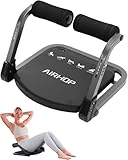 AIRHOP 8-in-1 Smart Core Ab Machine, klappbarer Bauchtrainer & Bauchmuskeltrainer bis 100 kg, Bauchtrainer für Zuhause & Büro, Ganzkörper-Workout Bauch Beine Po Trainingsgerät