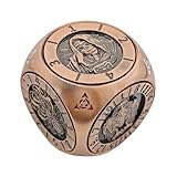 Würfel Spinner, Set von Metall Spinner Würfel mit 6-seitigem Multifunktions-Versammlungszubehör für Wettbewerb Home Bar Familientreffen Unterhaltung