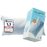 Cloudpillo Premium Memory Foam Kissen - Höhenverstellbares Kopfkissen 40x80 cm - Ergonomisches Kopfkissen - Hypoallergenes Bettkissen