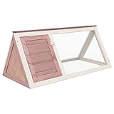 Kleintier-/Kaninchenstall, Xichuzi Hasenstall, Kleintierkäfig, Hasenkäfig, Kanninchenhäuser, Kleintierstall, Meerschweinchen Käfig, Kleintierhöhle Für Chinchilla, Braun Holz