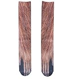 NDLBS Lustige Geschenke, verrückte Neuheit, 3D-Tierpfoten-Socken, Weihnachtsgeschenke, Strumpffüller für Frauen, Männer und Jugendliche, Weihnachtsgeschenke, X-Affe, Einheitsgröße