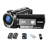 ORDRO HDR-AE20 5K Camcorder 56MP High-Def Digitalkamera mit 18-fachem Digitalzoom, IR, WiFi, WDR-Funktionalität, 1/2,7-Zoll-CMOS-Sensor, für Fotografie-Kamera zum Vlogging