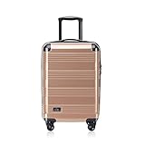 Verdi Gepäck-Set, 3-teilig, leicht, mit USB-Port, Hardside Handgepäck, inkl. erweiterbarem 50.8 cm (20 Zoll) Handgepäck, 61 cm/TSA-geprüftem Schloss, 20in(carry on), V5846-86-20s