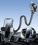 APPS2Car Handyhalterung Auto Saugnapf, Universal Kfz Handyhalterung,Smartphone Halterung Schwanenhals für Windschutzscheib Armaturenbrett Lüftung,Car Phone Holder 360 für iPhone 13/12/11 Samsung etc