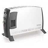 JUNG TAURUS20K Konvektor Heizung Elektrisch mit Thermostat, Heizgerät 2000Watt Energiesparend, mobile Elektroheizung für Räume bis 30qm, Elektrische Heizgerät Mobil, ohne Fernbedienung