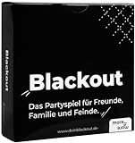 more is more Blackout - das Partyspiel für Freunde, Familie und Feinde - Perfekt für jeden Spieleabend mit Freunden - Kartenspiel für JGA, WG Party, für Silvester oder als Geschenk