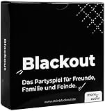 more is more Blackout - das Partyspiel für Freunde, Familie und Feinde - Perfekt für jeden Spieleabend mit Freunden - Kartenspiel für JGA, WG Party, für Silvester oder als Geschenk