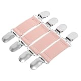 Healvian 4 Stück und Winddichte Hosenclips Elastisch für Damen und Herren Outdoor Fahrrad und Wanderhose Beinclips mit Sicherem Halt