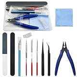 WMYCONGCONG 15 Stück Gundam Model Tools Kit, Grundwerkzeuge, Hobby-Bauwerkzeuge, Kit für Gebäude, Autos, Flugzeuge, Modellbau, Reparatur und Befestigung