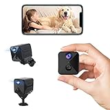 javiscam Mini Kamera,Full HD Überwachungskamera,Kamera Überwachung Innen,Mini Kamera Live Übertragung Handy APP, 100 Tage Lange Standby WiFi WLAN Kamera,Bewegungsmelder Nachtsicht (Kamera)