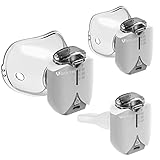 URYOUTH Elektrische Inhalatoren Inhalator Vernebler Set - New Version FlügelType - Inhalationsgerät für Atemwegserkrankungen wirksam (weiß)