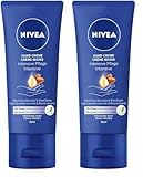 NIVEA Intensive Pflege Hand Creme Mini (30 ml), reichhaltige Hautcreme mit Mandel-Öl für intensive Feuchtigkeit, Handpflege mit dem einzigartigen NIVEA Duft (Packung mit 2)