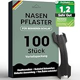 HARMONY® Nasenpflaster Schwarz (100 STÜCK Vorteilspack) Premium Nasenstrips gegen Schnarchen, für besseren Schlaf und bessere Performance, Extra starker Halt, Nose Strips hautverträglich