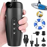 USB Elektrische Luftpumpe, Luftpumpe, Luftpumpe, 5 V/15 W, 2-in-1, Paddeldüsen, hohe Leistung für Luftmatratzen, aufblasbare Matratzen, Planschbecken, Schwimmring
