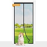 Cloudgree Magnetische Fliegengittertür, 90 x 210 cm, Fliegengitter-Türschutz, Netzvorhang mit leistungsstarken Magneten und Vollrahmen-Haken, Insektenschutztür ohne Lücke, hält Insekten fern, lässt