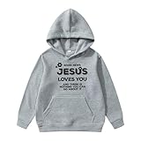 Sweatshirts MäDchen Kapuzenpullover Weiche Bequem Klamotten Mit Herz-Aufdruck Kleidung Langarmshirt Oversize Jogging Baumwolle Sweatshirt Regular Bekleidung Sweatshirt MäDchengeschenke