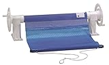 Steinbach Solarplanenaufroller Kunststoff für Becken bis 5 m Breite, teleskopierbare Alu-Welle, 036085