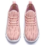 SPIEZ Arbeitsschuhe Damen Leichte, Atmungsaktive Arbeits-Sneaker mit Zehenkappe aus Kunststoff, Modische Schuhe für die Arbeit und den Alltag, 39 EU, Rosa