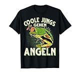 Coole Jungs Gehen Angeln Fischen Angler T-Shirt