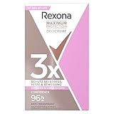 Rexona Women Maximum Protection Anti Transpirant Deo Creme Confidence Deodorant mit 96 Stunden Schutz gegen starkes Schwitzen und Geruch mit 3x Schutz bei Stress, Hitze & Bewegung 45 ml