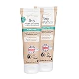 MABYEN Baby Pflegecreme 2er Set (2 x 75 ml) – Parfümfrei, mit Bio-Mandelöl, zertifizierte Naturkosmetik, vegan, sanfte Pflege für empfindliche Babyhaut, dermatologisch getestet