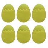 Packung Von 6 Ostereier Form Form Castlery Säcke Handgefertigte Stoff Utensilien Plattenhüter Für Familien Und Restaurantgebrauch