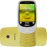 Nokia 3210 Gold – Handy 4G – Eine Legende der Telefonie in moderner Version, großes 2,4 Zoll Display, bequeme Tastatur, 2 MP Kamera, FM-Radio, Taschenlampe, Bluetooth